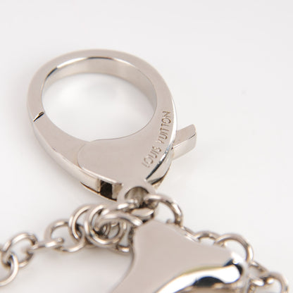 Louis Vuitton Baxter Dog Bag Charm Silver 6 of 8
