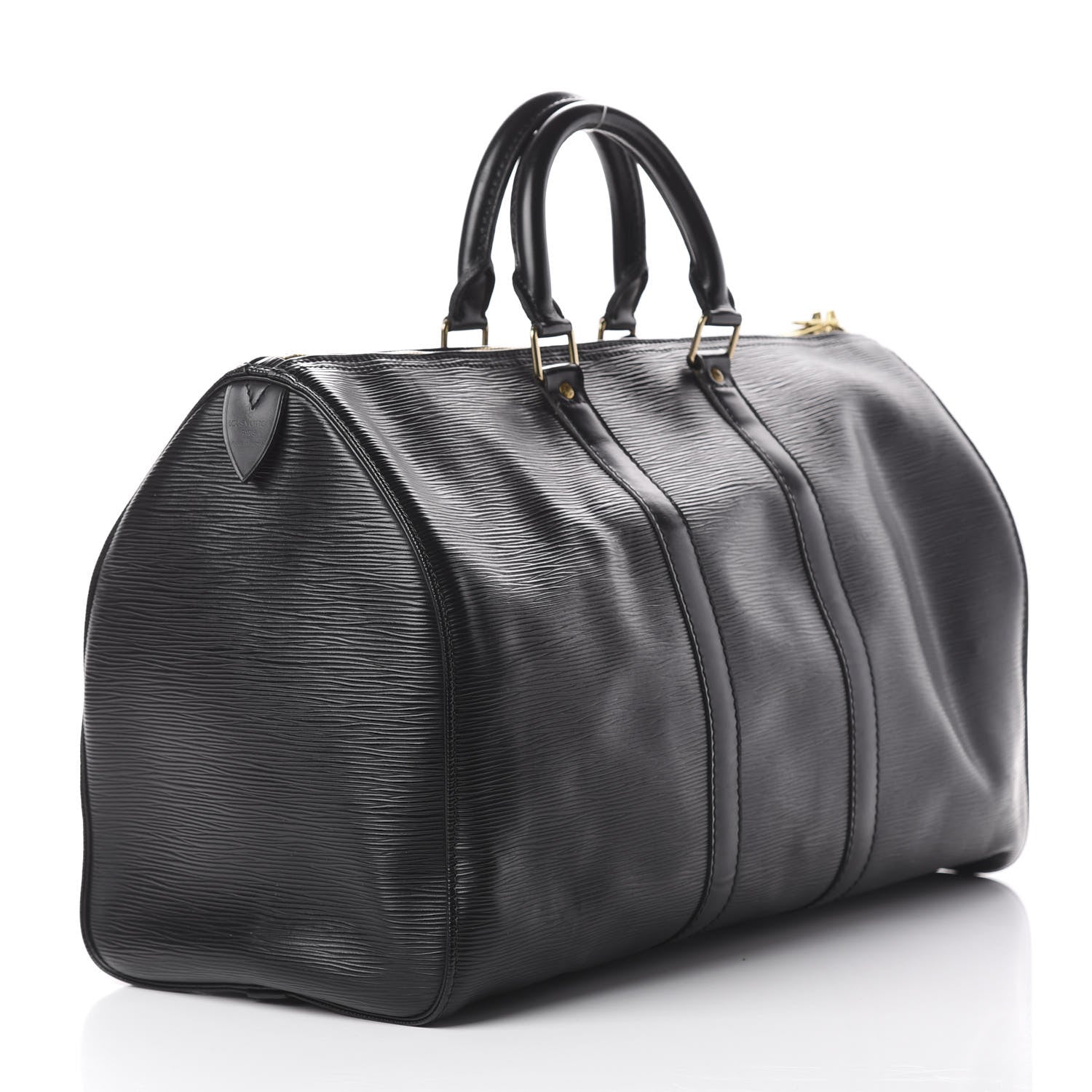 Louis Vuitton Epi Keepall 45 Black 2 of 16