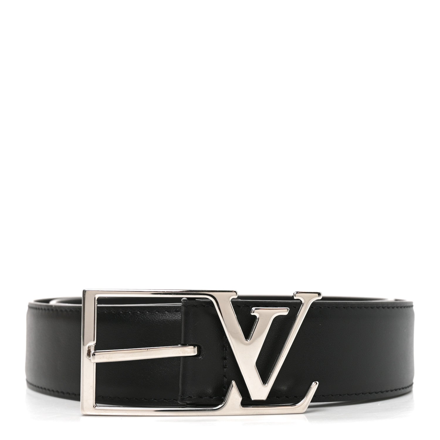 Louis Vuitton Calfskin 35mm LV Skyline Belt 90 36 Black 1 of 4