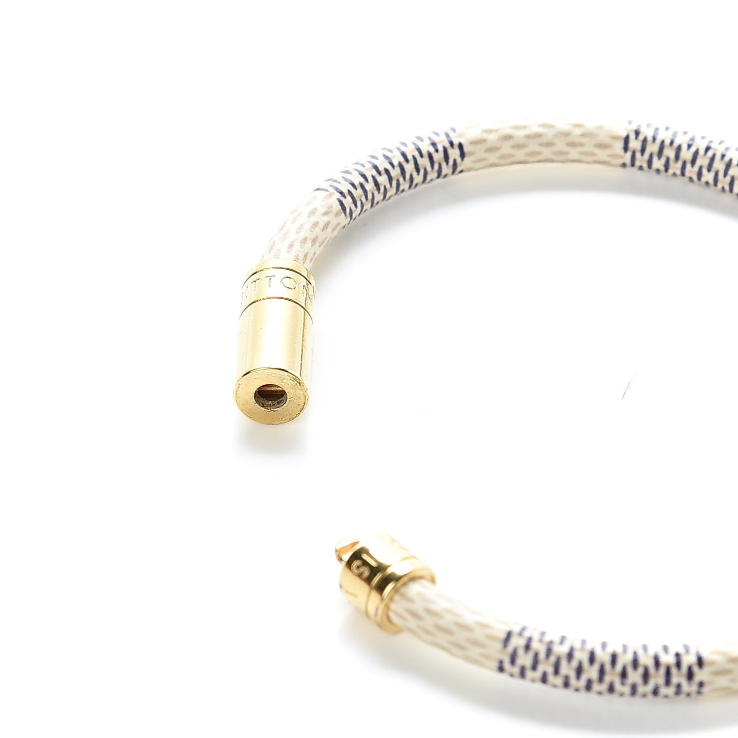 Louis Vuitton Damier Azur Keep It Bracelet 19 4 of 5