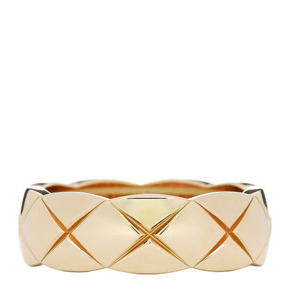 Chanel 18K Yellow Gold Small Coco Crush Ring 55 7.25 3 of 6
