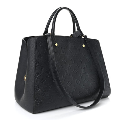 Louis Vuitton Empreinte Montaigne GM Black 3 of 8
