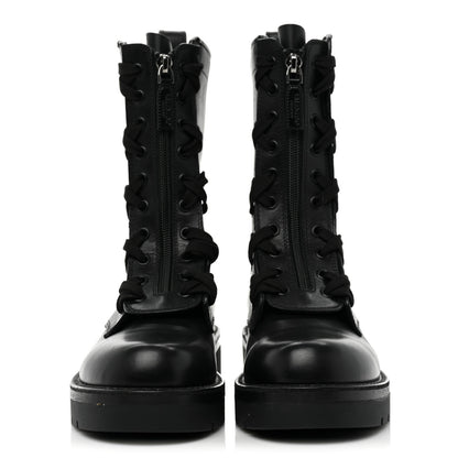 Valentino Garavani Calfskin XCombat 20/40mm Boots 37 Black 2 of 8
