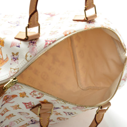Louis Vuitton Watercolor Aquarelle Speedy 35 White 6 of 6