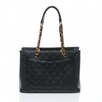 Chanel Caviar Grand Shopping Tote GST Black 7 of 8