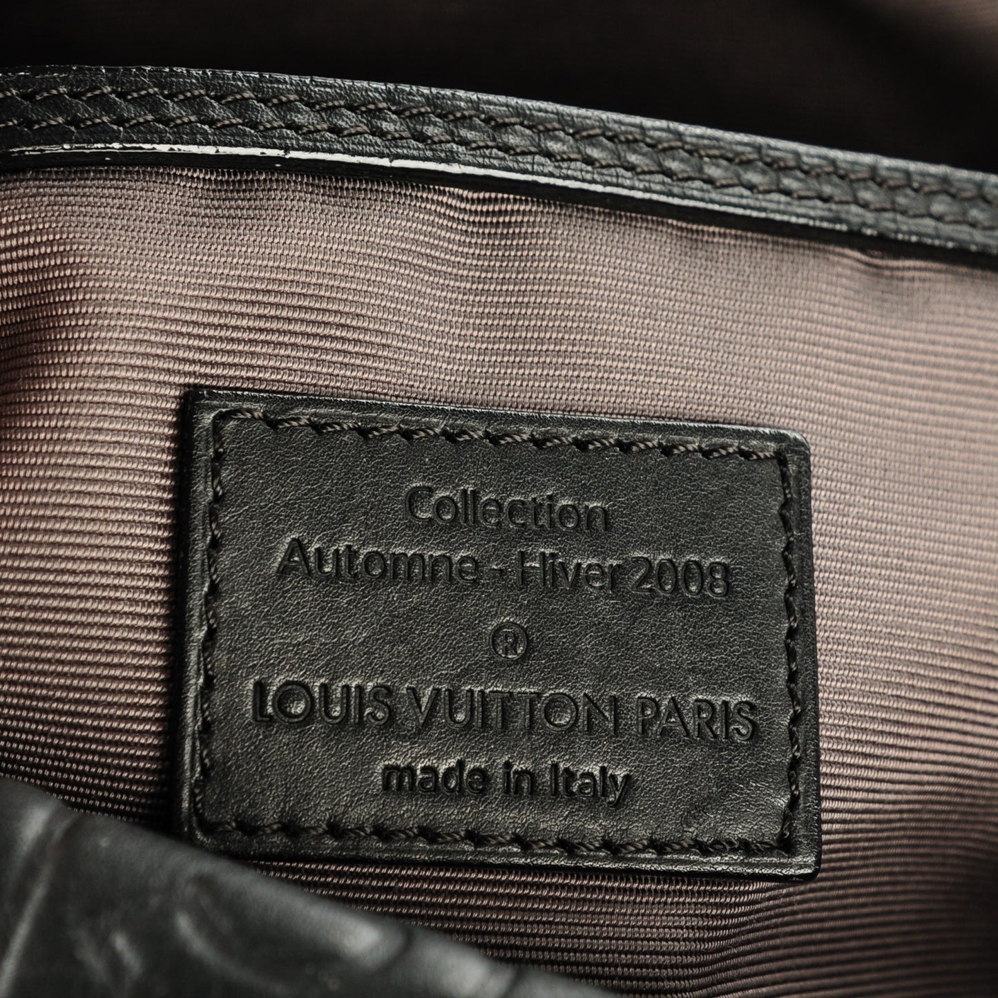 Calfskin Embossed Speedy Cube 30 Black