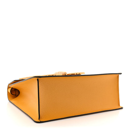 Gucci Textured Calfskin Bamboo Web Medium Falena Moth Top Handle Bag Crop 4 of 15