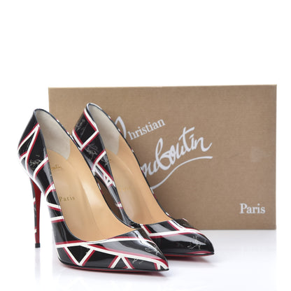 Christian Louboutin Patent Ribbon Pigalle Follies 100 Pumps 38.5 Multicolor 8 of 8