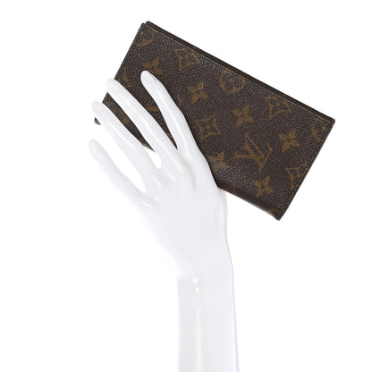 Louis Vuitton Monogram Simple Checkbook Holder Wallet Cover 2 of 8