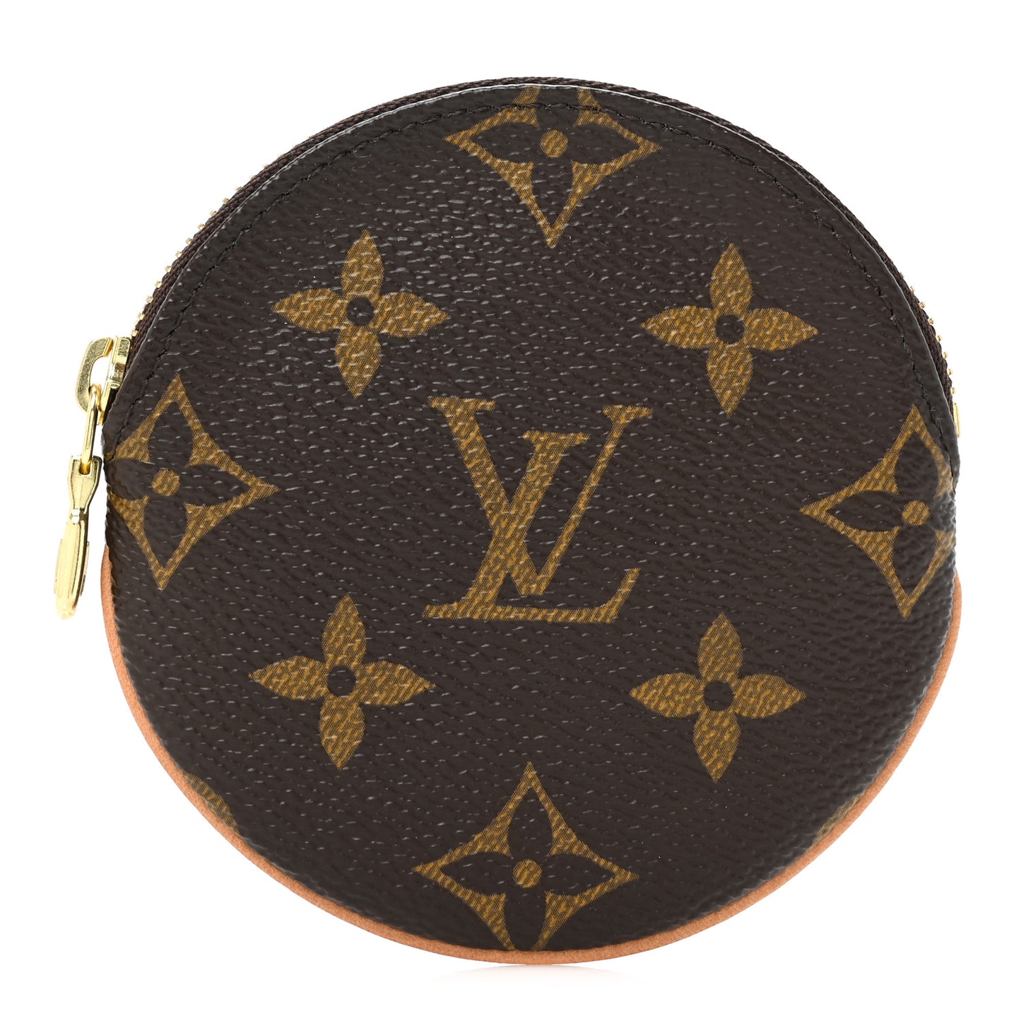 Monogram Round Coin Purse