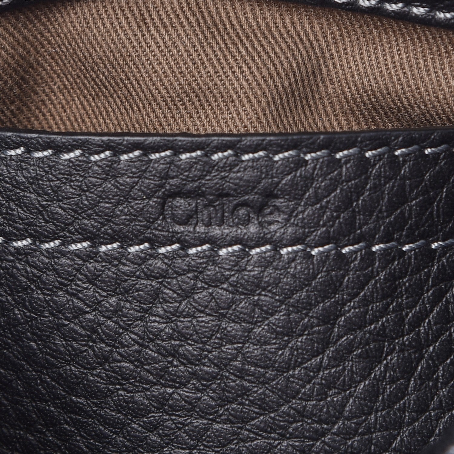 Chloe Calfskin Mini Marcie Round Crossbody Bag Black 6 of 8