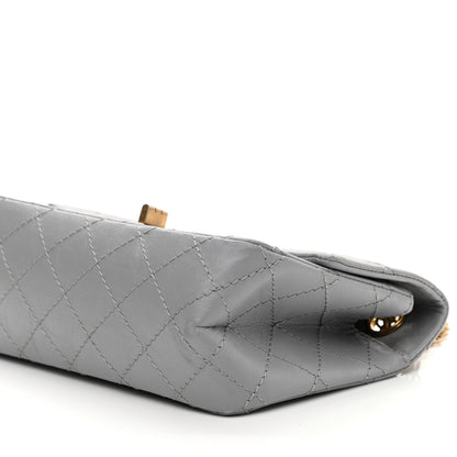 Chanel Aged Calfskin Quilted 2.55 Reissue Mini Flap Grey 7 of 9
