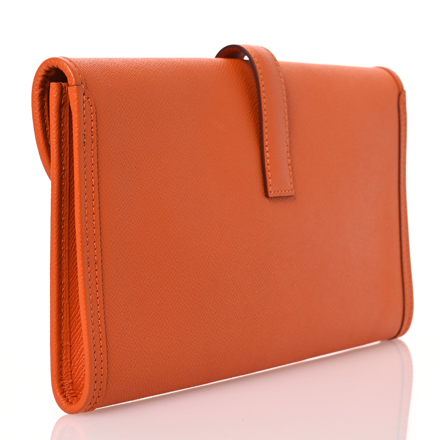 Hermes Epsom Jige Elan 29 Clutch Orange 3 of 12