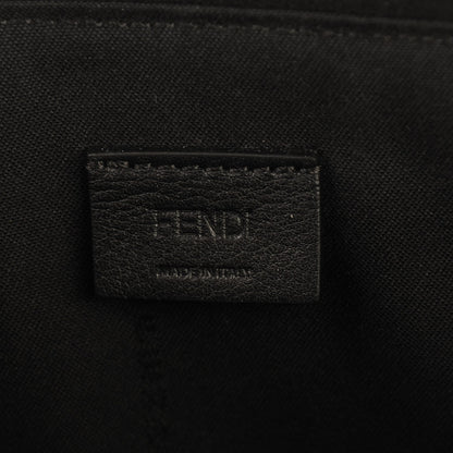 Fendi Vitello Elite Studded Monster Crossbody Bag Black 6 of 7