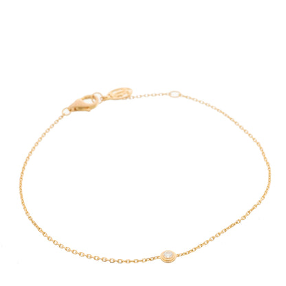 Cartier 18K Pink Gold Diamond XS D'Amour Bracelet 1 of 5