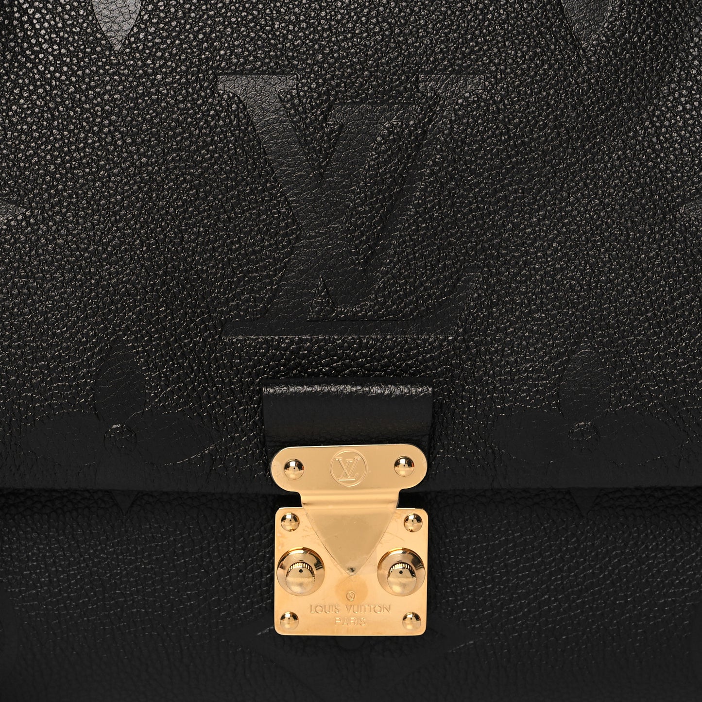 LOUIS VUITTON Empreinte Monogram Giant Madeleine MM Black