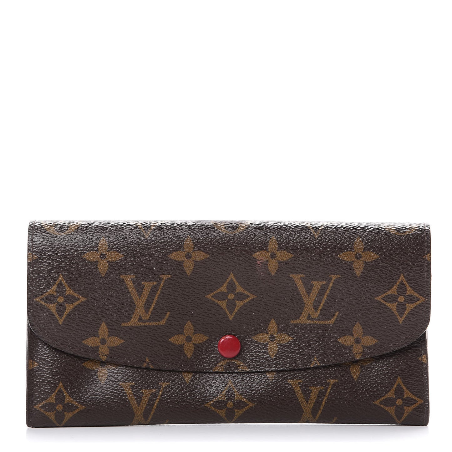 Monogram Emilie Wallet Red
