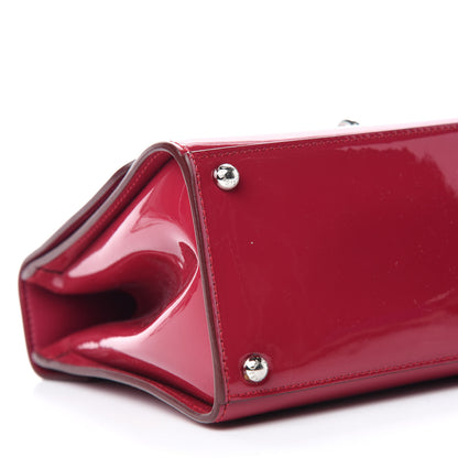 Dolce & Gabbana Patent Small Monica Top Handle Bag Dark Pink 7 of 11