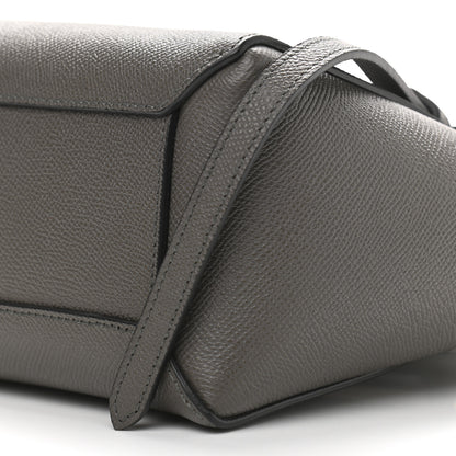 Celine Grained Calfskin Pico Belt Bag Grey 10 of 10