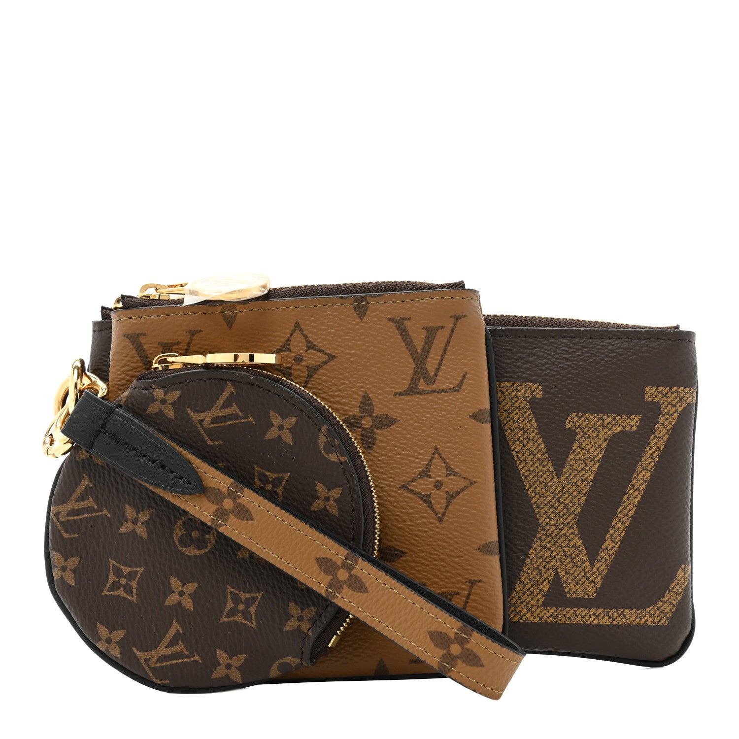 Louis Vuitton Reverse Monogram Giant Trio Pouch 1 of 14