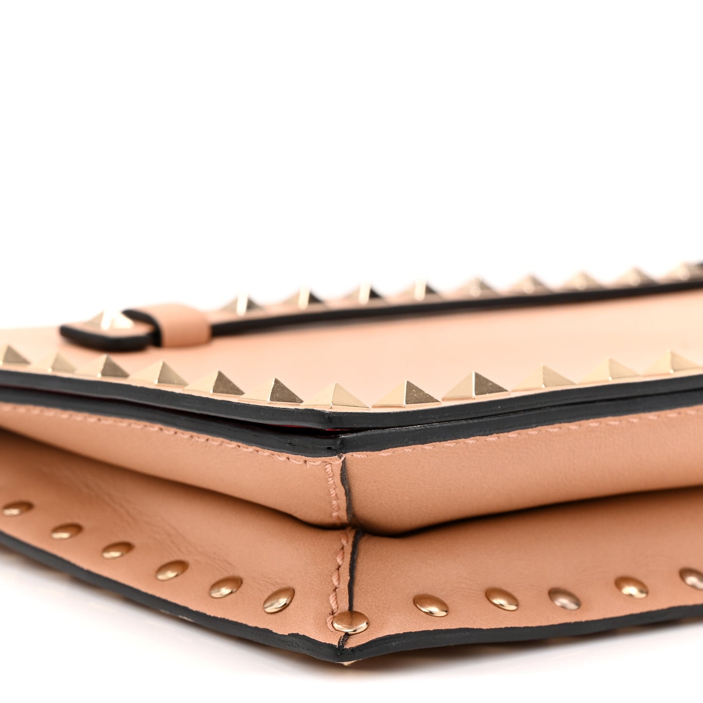 Nappa Rockstud Wristlet Alpaca