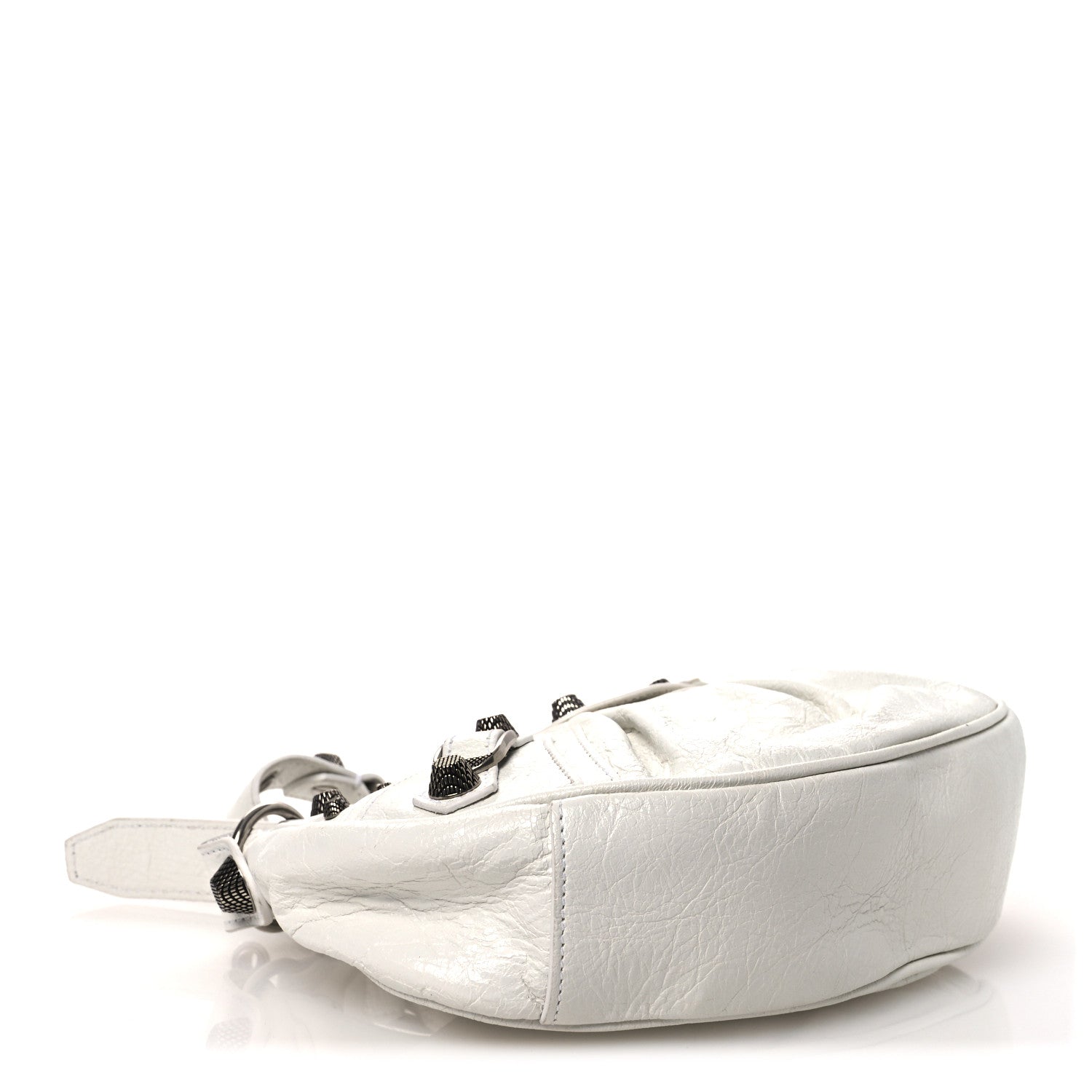 Balenciaga Agneau Arena Le Cagole Shoulder Bag XS Optic White 5 of 11