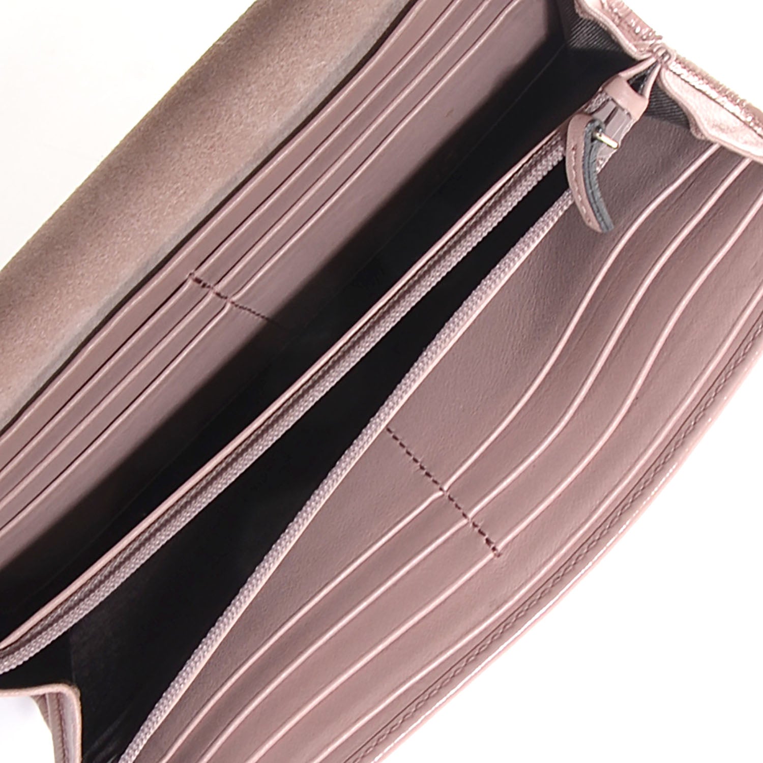 Gucci Patent Soho Continental Wallet Dark Cipria 5 of 7