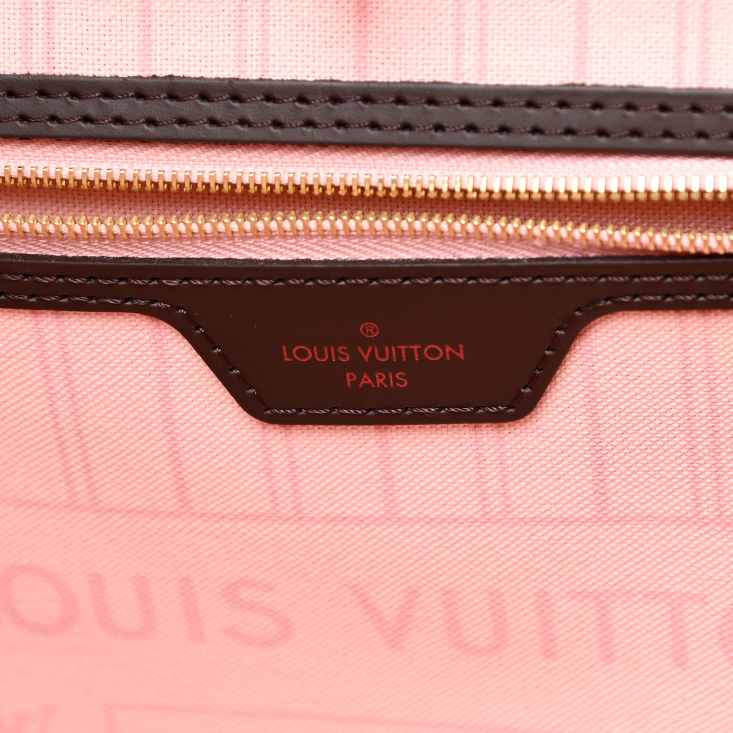 Damier Ebene Neo Neverfull MM Rose Ballerine