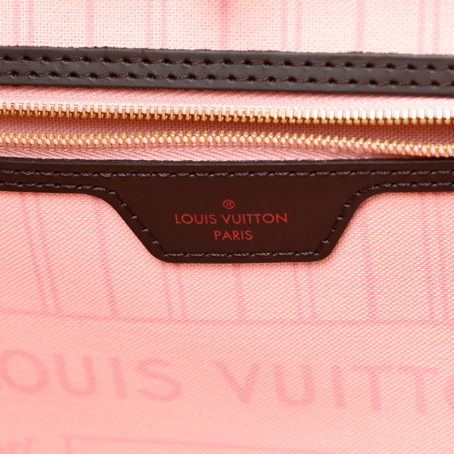 Louis Vuitton Damier Ebene Neo Neverfull MM Rose Ballerine 13 of 21