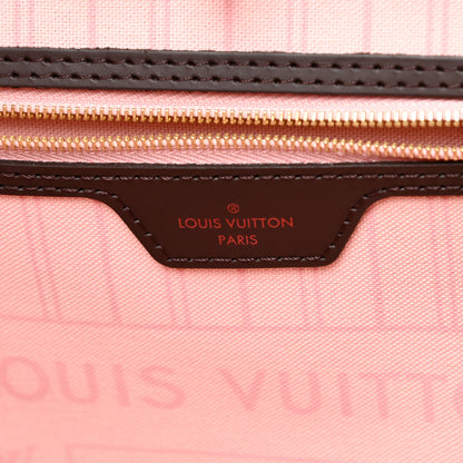 Louis Vuitton Damier Ebene Neo Neverfull MM Rose Ballerine 13 of 21
