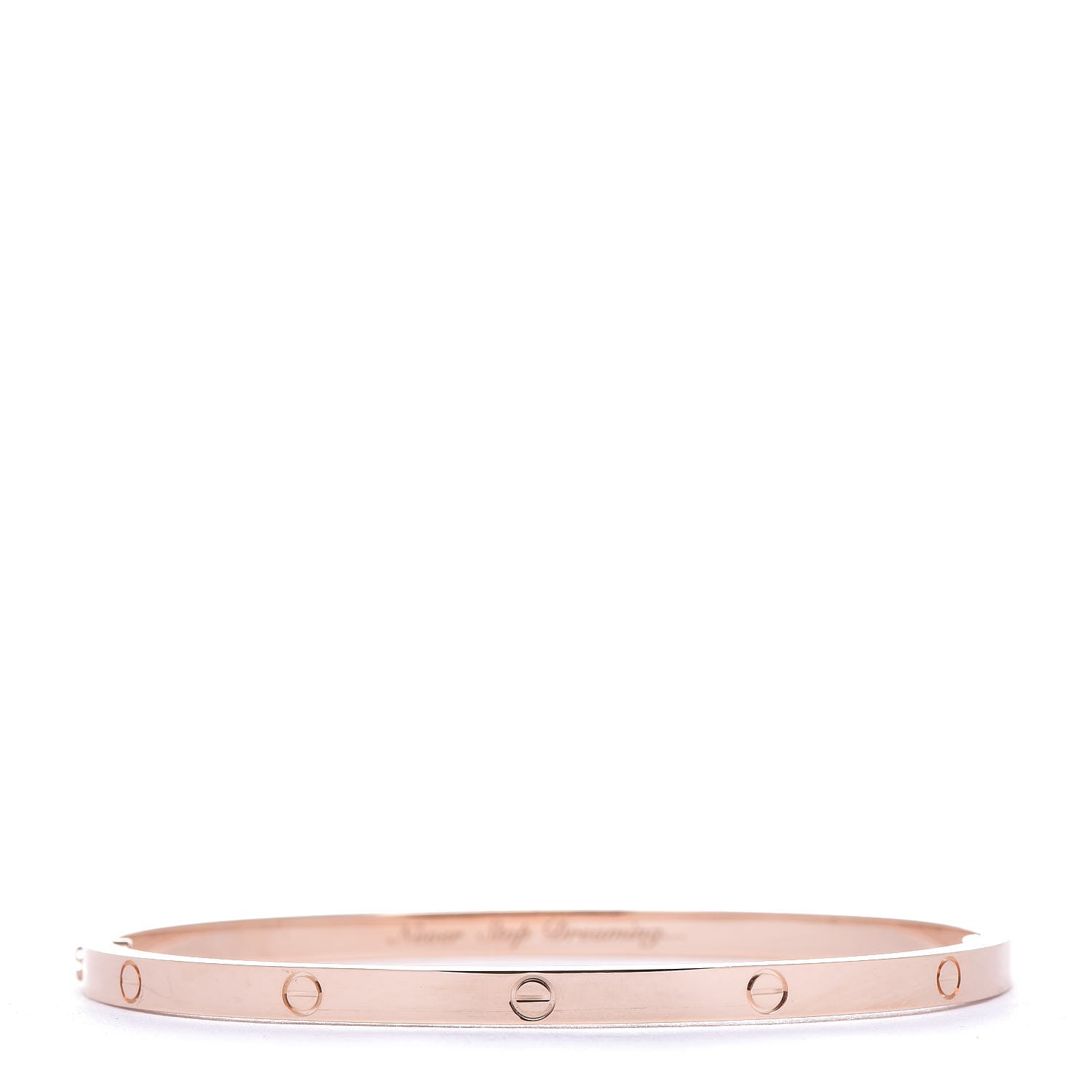 Cartier 18K Pink Gold Small LOVE Bracelet 18 3 of 9