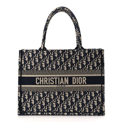 Christian Dior Oblique Medium Book Tote Blue Multicolor 1 of 9