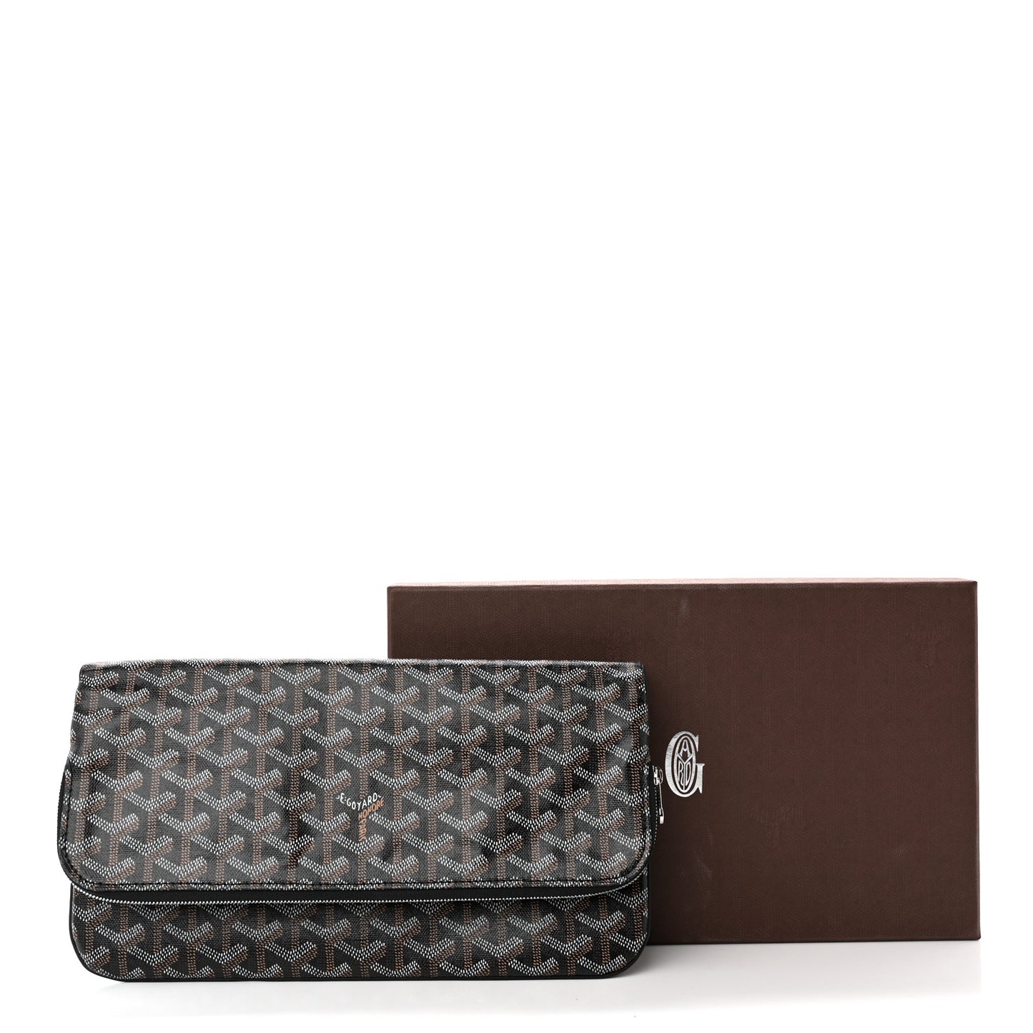 Goyardine Sainte Marie Soft Clutch Black