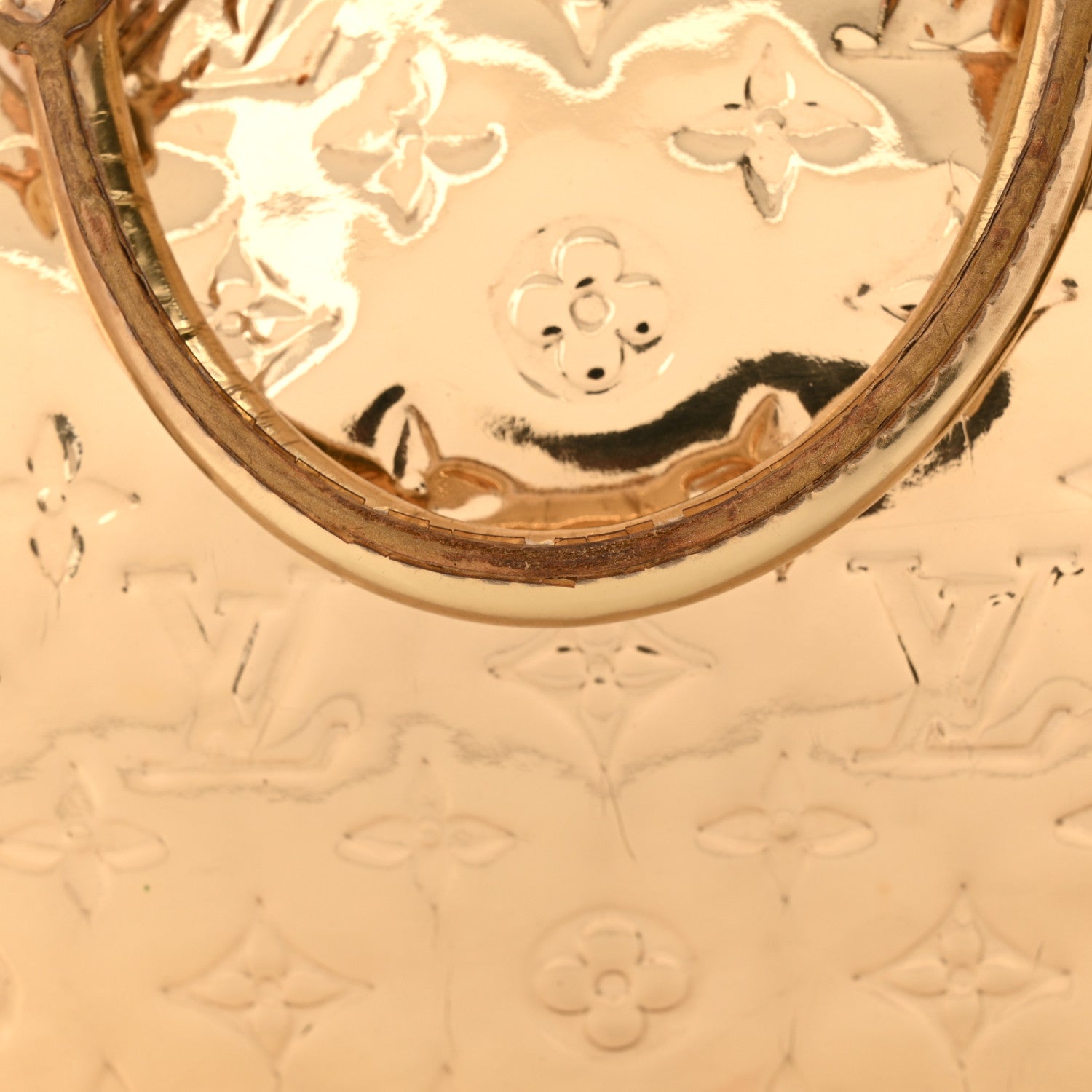 Louis Vuitton Monogram Miroir Speedy 30 Gold 22 of 24