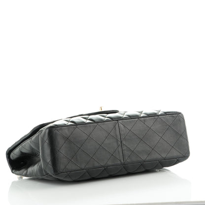 Chanel Lambskin Quilted Jumbo Single Flap Black 4 of 8