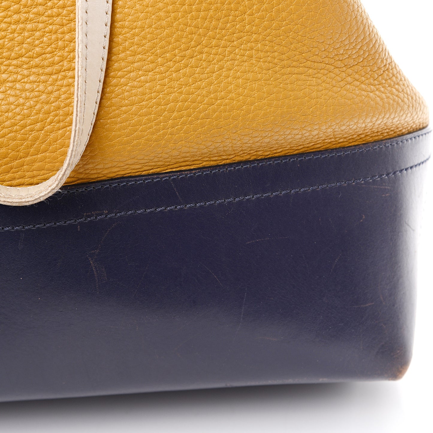 Cuoio Colorblock 2Bag Miele Scuro Navy