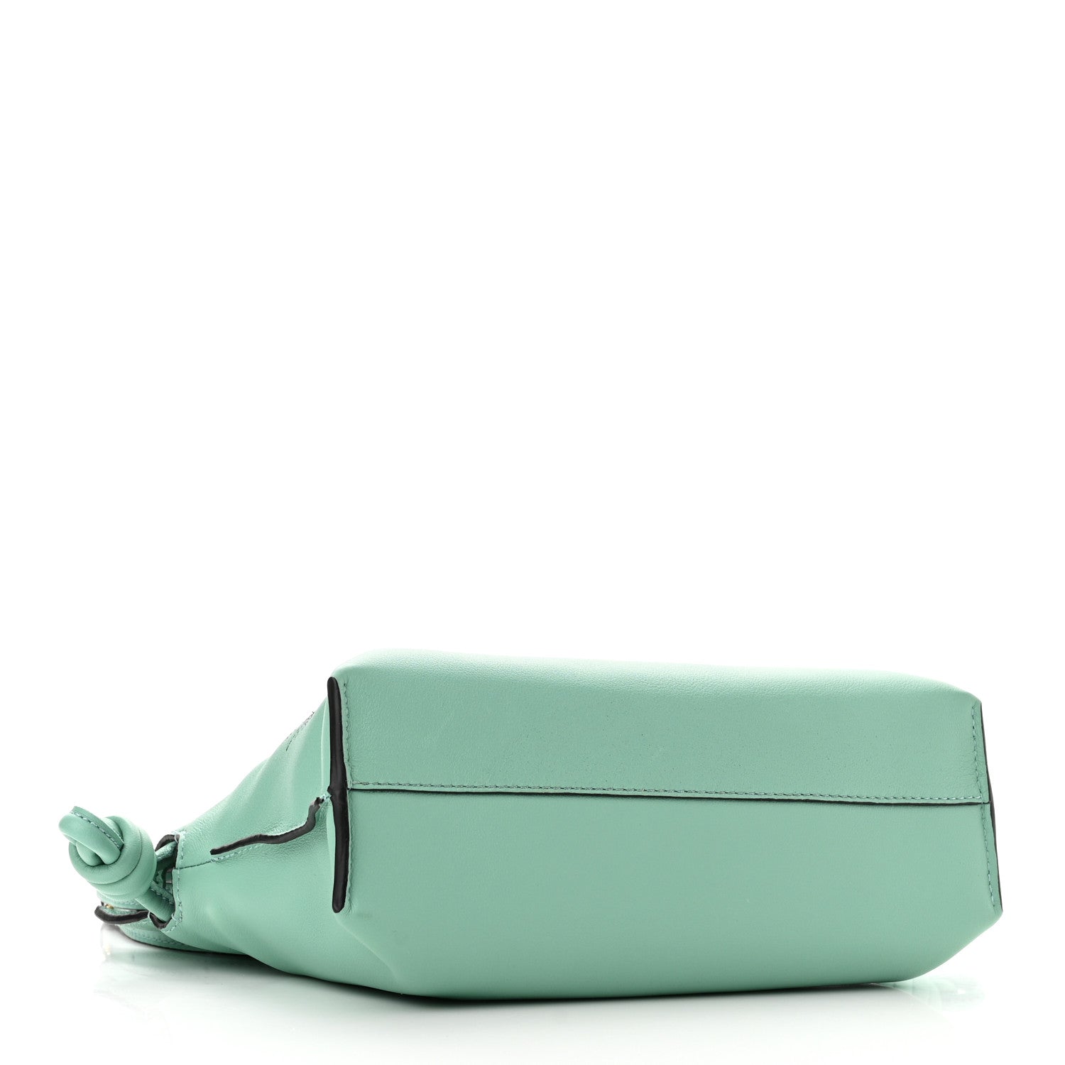 Loewe X Spirited Away Nappa Susuwatari Print Mini Flamenco Knot Clutch Fresh Mint 4 of 11