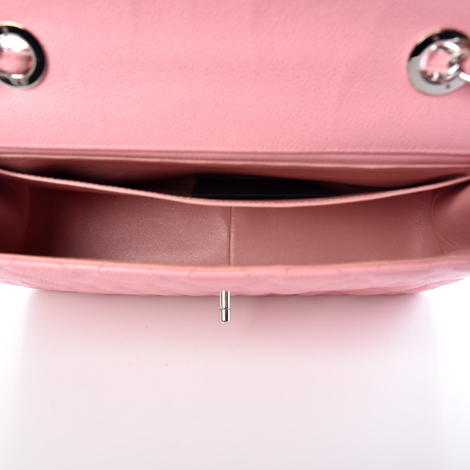 Chanel Caviar Jumbo Single Flap Pink 7 of 16