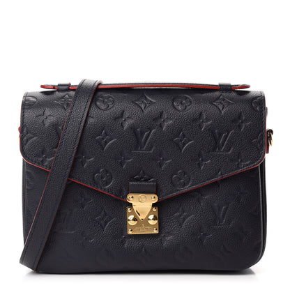 Louis Vuitton Empreinte Pochette Metis Marine Rouge 1 of 12