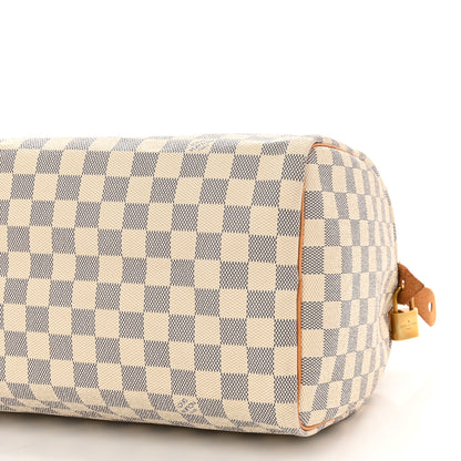 Louis Vuitton Damier Azur Speedy 30 10 of 12