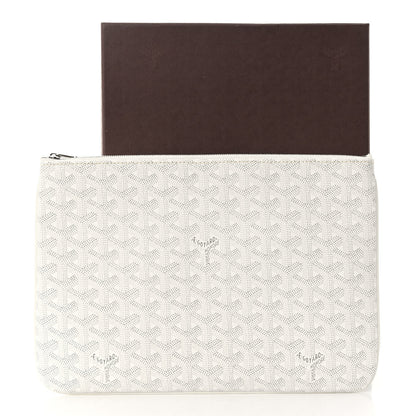 Goyard Goyardine Senat Pochette MM White 10 of 10