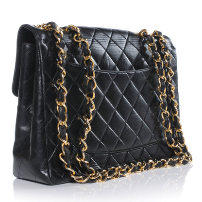 Chanel Lambskin Jumbo Flap Black 4 of 19