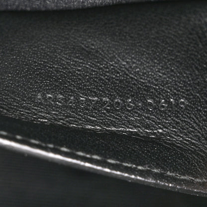 Saint Laurent Grain De Poudre Textured Mixed Matelasse Triquilt Medium Monogram Satchel Dark Smog 6 of 9