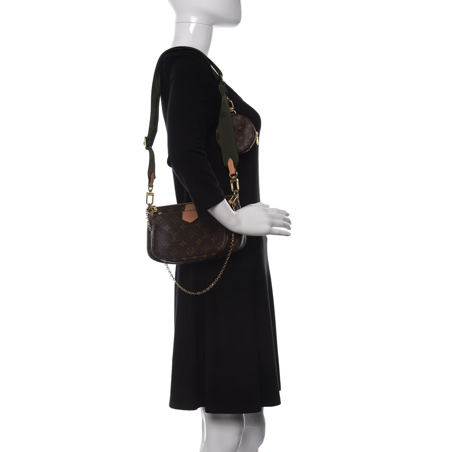 Louis Vuitton Monogram Multi Pochette Accessories Kaki 2 of 11