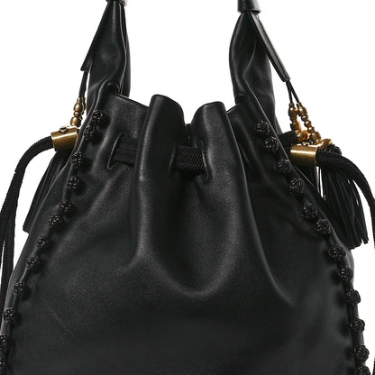 Christian Dior Lambskin Bucket Bag Black 8 of 11