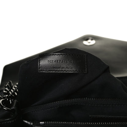 Saint Laurent Calfskin Y Quilted Monogram Medium Loulou Chain Satchel Black 6 of 17