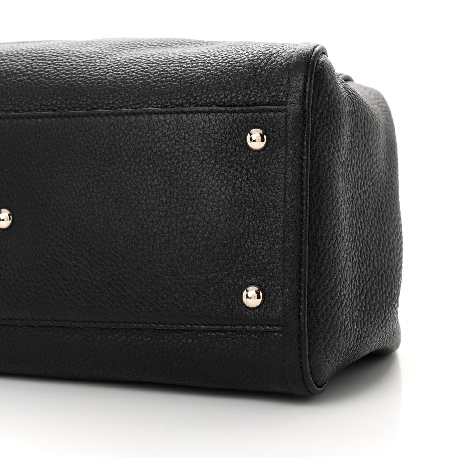 Gucci Pebbled Calfskin Medium Soho Shoulder Bag Black 10 of 10