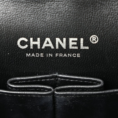 Chanel Lambskin Quilted Medium Double Flap So Black 6 of 12