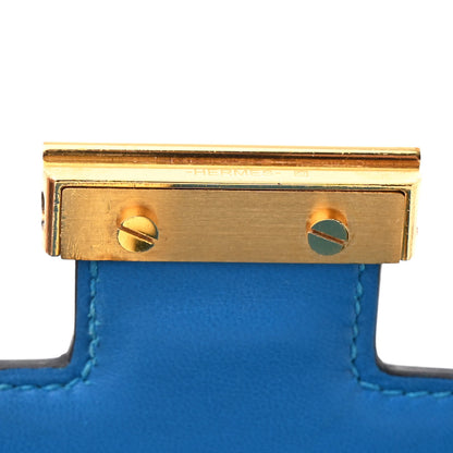 Hermes Evercolor Constance 18 Bleu Frida 16 of 17