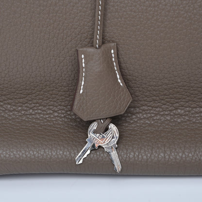 Hermes Taurillon Clemence Birkin 35 Etoupe 11 of 30